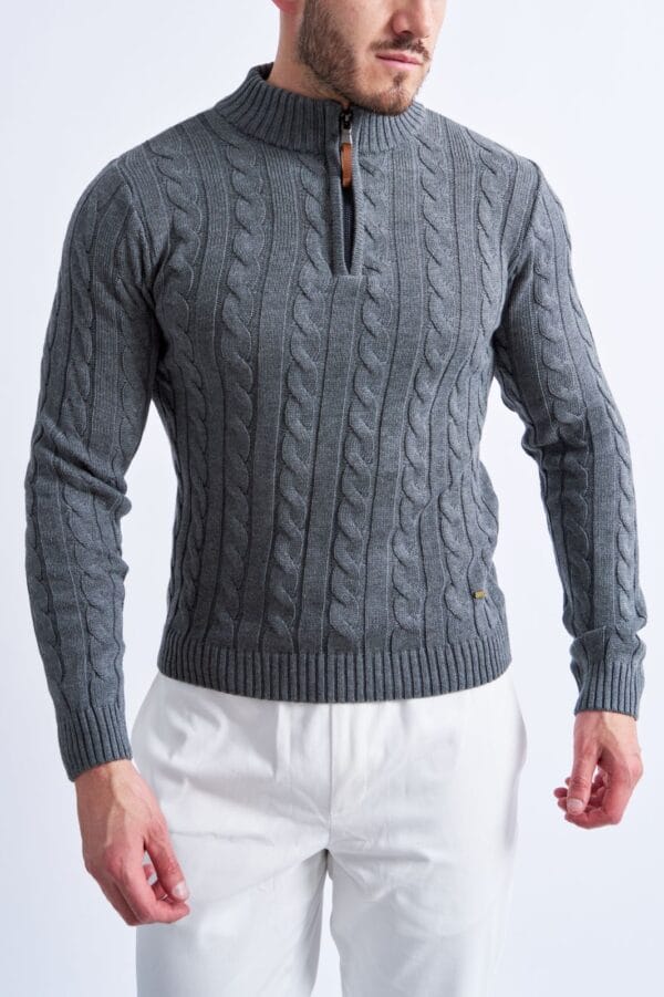 Suéter con Cremallera – Comodidad y Estilo Versátil - Imagen 10